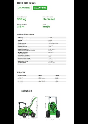Колесни товарачи Avant Tecno R 35