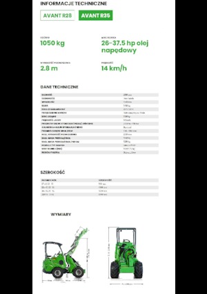 Колесни товарачи Avant Tecno R 35
