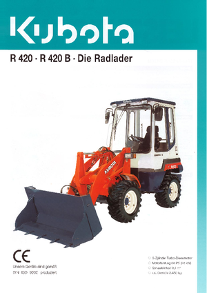 Колесни товарачи Kubota R420 B