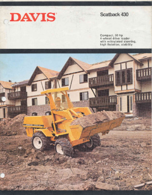 Колесни товарачи Davis Scatback 430