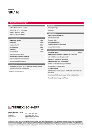 Колесни товарачи Terex-Schaeff SKL 160