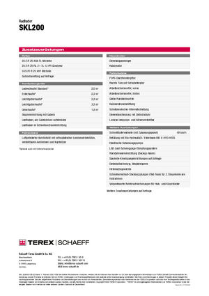 Колесни товарачи Terex-Schaeff SKL 200