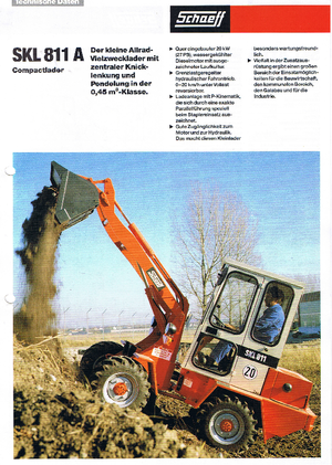 Колесни товарачи Terex-Schaeff SKL 811 A