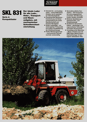 Колесни товарачи Terex-Schaeff SKL 831 A