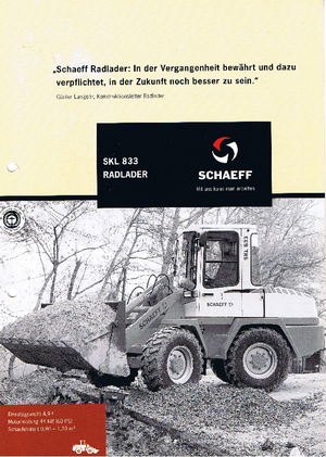 Колесни товарачи Terex-Schaeff SKL 833