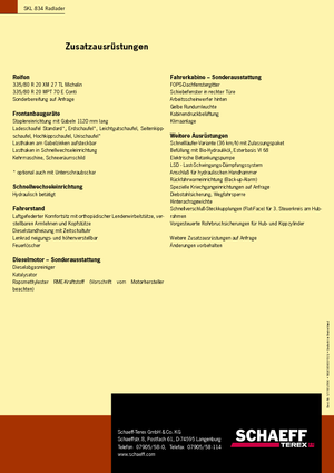 Колесни товарачи Terex-Schaeff SKL 834