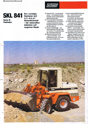 Колесни товарачи Terex-Schaeff SKL 841 B