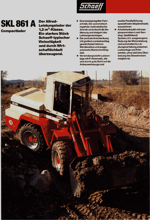 Колесни товарачи Terex-Schaeff SKL 861 A