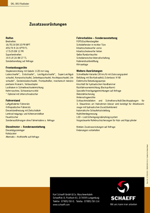 Колесни товарачи Terex-Schaeff SKL 863