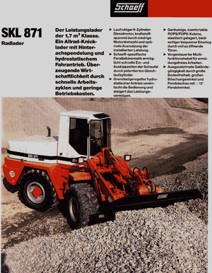 Колесни товарачи Terex-Schaeff SKL 871