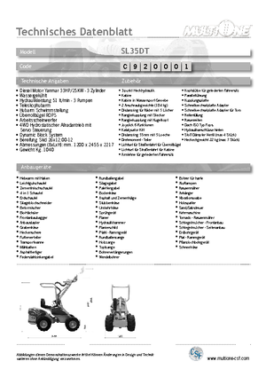 Колесни товарачи Multione SL 35 DT