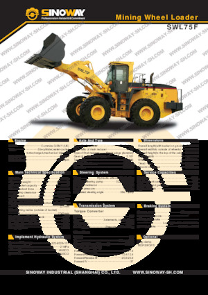Колесни товарачи Sinoway SWL75F