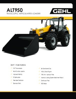 Колесни товарачи Gehl ALT950 