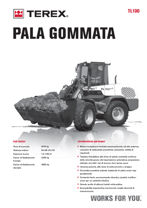 Колесни товарачи Terex TL 100