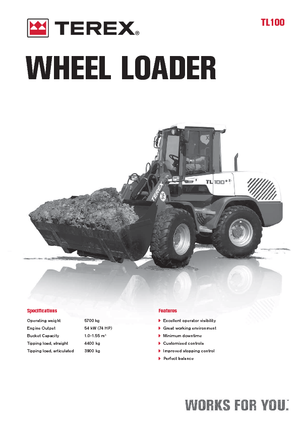 Колесни товарачи Terex TL 100