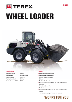 Колесни товарачи Terex TL 120