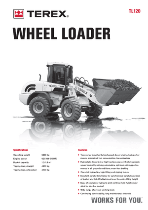 Колесни товарачи Terex TL 120