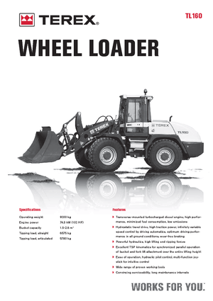 Колесни товарачи Terex TL 160