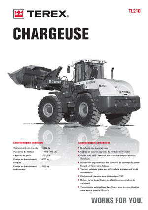Колесни товарачи Terex TL 210