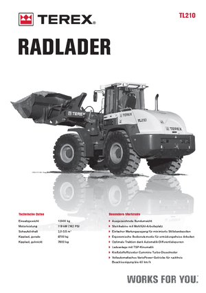 Колесни товарачи Terex TL 210
