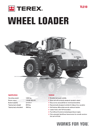 Колесни товарачи Terex TL 210
