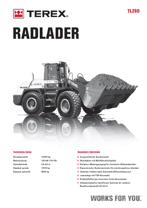Колесни товарачи Terex TL 260