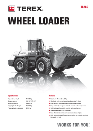 Колесни товарачи Terex TL 260