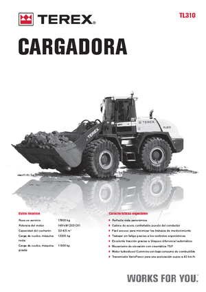Колесни товарачи Terex TL 310
