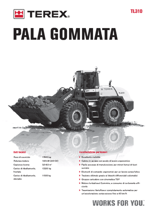 Колесни товарачи Terex TL 310