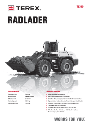 Колесни товарачи Terex TL 310