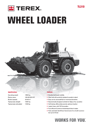 Колесни товарачи Terex TL 310