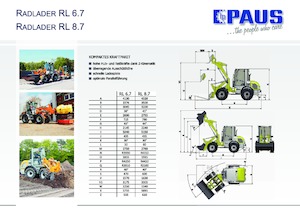 Колесни товарачи Paus TL 8.7
