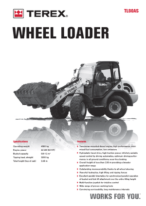 Колесни товарачи Terex TL 80 AS