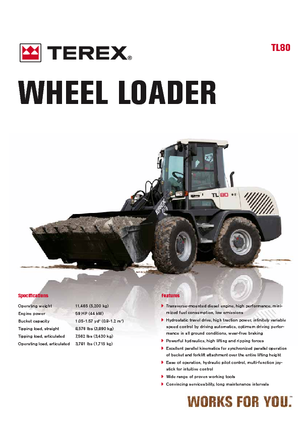 Колесни товарачи Terex TL 80