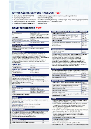 Колесни товарачи Takeuchi TW 7