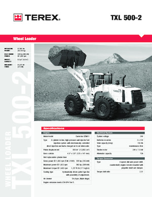 Колесни товарачи Terex TXL 500-2