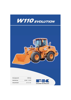 Колесни товарачи Fiat Kobelco W 110 Evolution