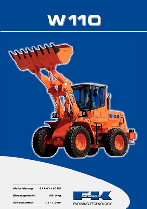 Колесни товарачи Fiat Kobelco W 110