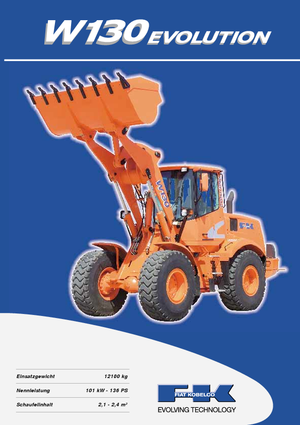 Колесни товарачи Fiat Kobelco W 130 Evolution