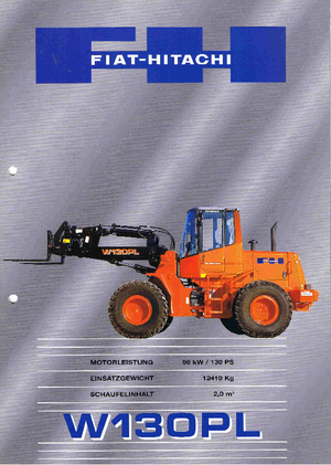 Колесни товарачи Fiat-Hitachi W 130 PL
