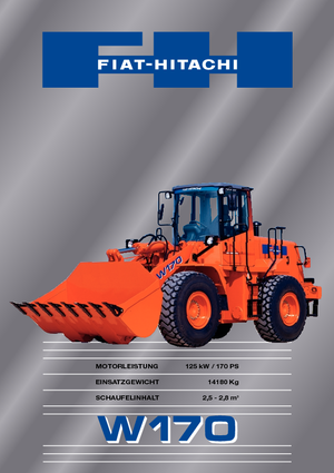 Колесни товарачи Fiat-Hitachi W 170