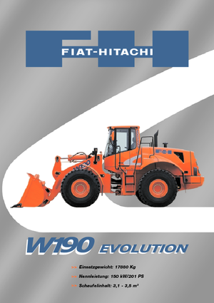 Колесни товарачи Fiat-Hitachi W 190