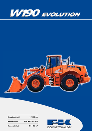 Колесни товарачи Fiat Kobelco W 190 Evolution