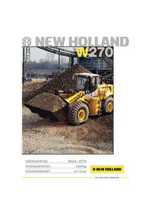 Колесни товарачи New Holland W 270 e