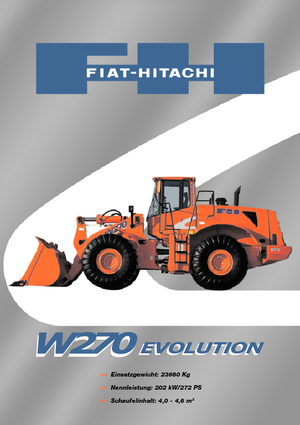 Колесни товарачи Fiat-Hitachi W 270