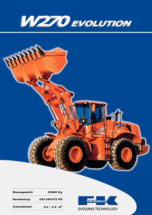 Колесни товарачи Fiat Kobelco W 270 Evolution