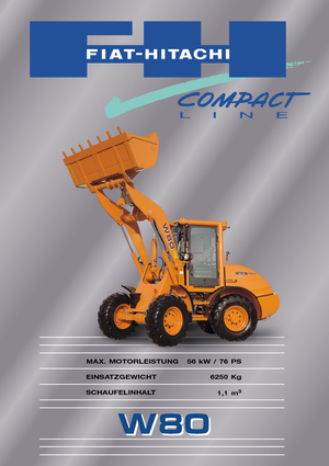 Колесни товарачи Fiat-Hitachi W 80