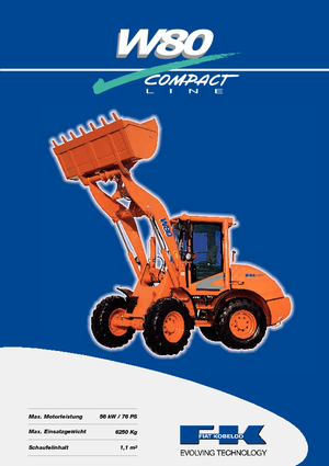 Колесни товарачи Fiat Kobelco W 80