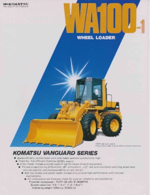 Колесни товарачи Komatsu WA 100-1