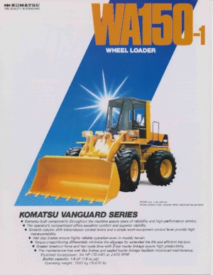 Колесни товарачи Komatsu WA 150-1